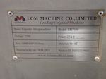 Lom Machine Company Capsule Filling Machine