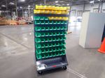  Parts Bin Racks Cart