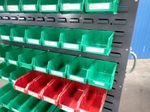  Parts Bin Racks Cart