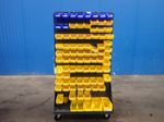  Parts Bin Rack Cart