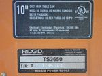 Ridgid Power Tools Electric Cast Iron Table Saw