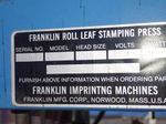 Franklin Hot Stamping Press