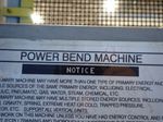 Smt Industries Power Bend Machine