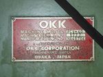 Okk Corporation Cnc Vertical Mill