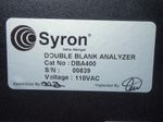 Syron Double Blank Analyzer