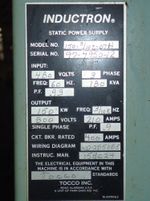 Tocco Inc Induction Heater Static Power Supply