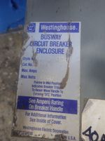 Westinghouse Bus Plug