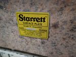 Starrett Granite Surface Plate W Stand
