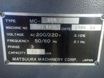 Matsuura Cnc Vmc