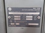 Allen Bradley Motor Control Center