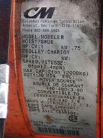 Columbus Mckinnon Electric Chain Hoist