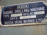 Ikeda Ikeda Rm1175 Radial Arm Drill
