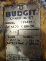 Budgit Hoist