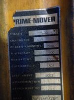 Prime Mover Electric Straddle Lift