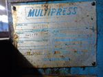 Multipress Multipress W4t120h Hydraulic Press