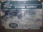 Linde Power Supply
