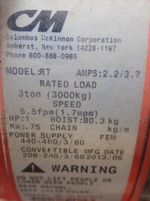 Cm Cm Rt Electric Hoist