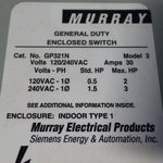 Murry Disconnect Switch 