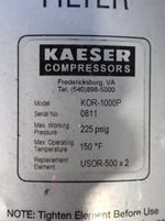 Kaeser Oil Removal Filter