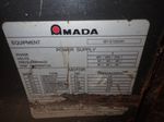 Amada Deburring Machine