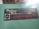 Mubea  Eg Heller Mubea  Eg Heller Ironworker