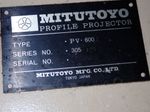 Mitutoyo Profile Projectoroptical Comparitor