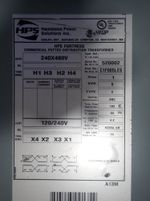 Hammond Power Solutions Transformer