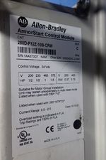 Allen Bradley Armor Start Control Module  Base Unit