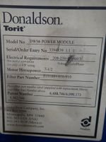 Donaldson Torit Dust Collector
