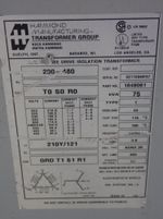 Hammound Manufacturing Group Transformer