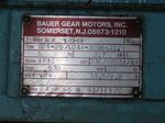Bauer Gear Motor Gear Drive