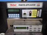 Weber Label Printerapplicator