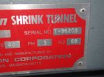 Shanklin Shanklin T72 Heat Shrink Tunnel