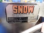 Snow Mfg Vibratory Bowl