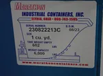 Marathon 1 Cubic Yard 6000 Lb Capacity Selfdumping Hopper With Posilock 