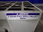 Justrite 2 Drum Poly Spill Pallet