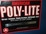 American Poly Lite Exposure Unit