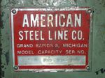 American Steel Line Co Autocentering Hydraulic Coil Reel