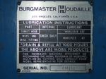 Burgmaster Houdaille Drill Press