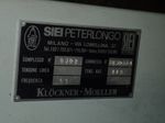 Siei Peterlongo Electrical Panel