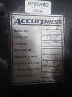 Accurpress 6 Press Brake