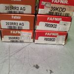 Fafnir 7 Assorted Fafnir Bearings 203rr2 Ag S8kd P9100kdd