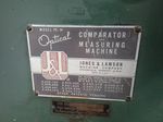 Jones  Lamson Optical Comparator