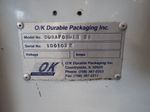 Ok Durable Packaging Inc Ok Durable Packaging Inc Duraformer 2s Case Erector