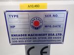 Kneader Machinery Mx13l Kneader Machinery Internal Rotor Mixer 40 Hp