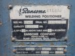 Ransome Ransome 10p Welding Positioner