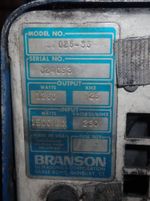 Branson Ultrasonic Parts Washer