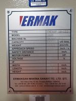 Ermak Ermak Cnchap 10132 10 Press Brake