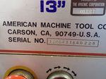 American Machine Tool American Machine Tool Turnmaster 13 Lathe