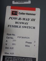 Cutlerhammer Bus Plug